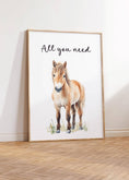 Load image into Gallery viewer, Pony Wall Art Prints | Set of 3 | Gender - Neutral Equine Decor for Kids' Bedroom - RoseRowanDesign -