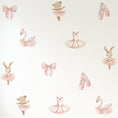 Load image into Gallery viewer, Premium Fabric Nursery Wall Stickers - Ballet Pink - RoseRowanDesign -