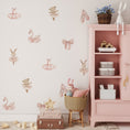 Load image into Gallery viewer, Premium Fabric Nursery Wall Stickers - Ballet Pink - RoseRowanDesign -