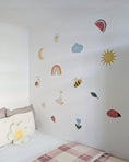 Load image into Gallery viewer, Premium Fabric Nursery Wall Stickers - Cute Whimsical Scandi Decals - RoseRowanDesign -