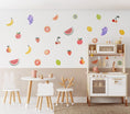 Load image into Gallery viewer, Premium Fabric Nursery Wall Stickers - Fruit - RoseRowanDesign -