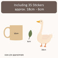 Load image into Gallery viewer, Premium Fabric Nursery Wall Stickers - Goose - RoseRowanDesign -