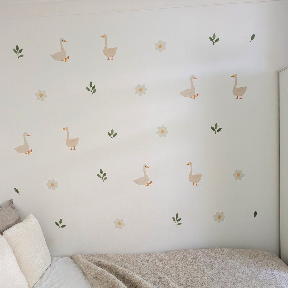 Premium Fabric Nursery Wall Stickers - Goose - RoseRowanDesign -