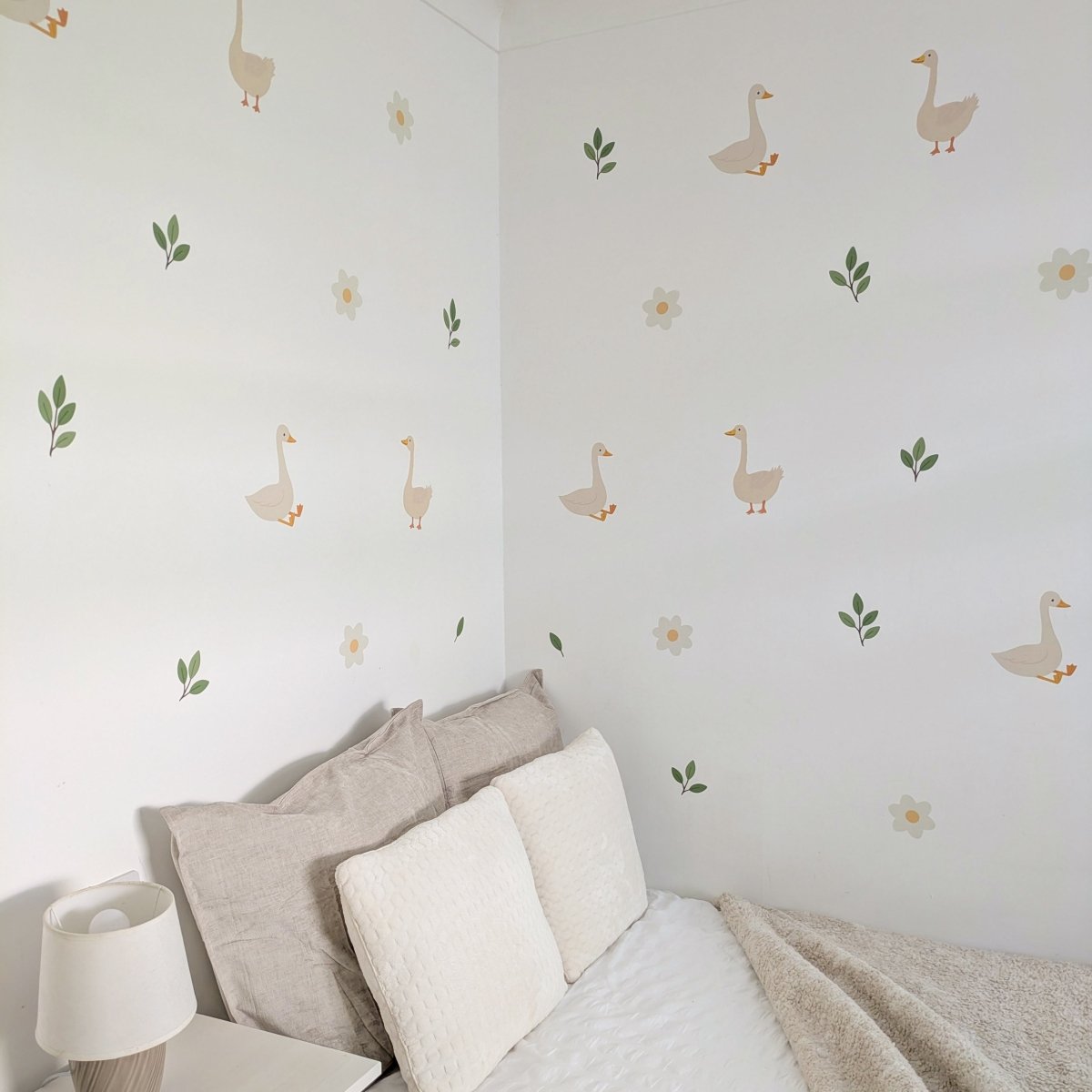 Premium Fabric Nursery Wall Stickers - Goose - RoseRowanDesign -
