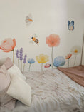 Load image into Gallery viewer, Premium Fabric Nursery Wall Stickers - Large Wildflowers - RoseRowanDesign -