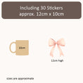 Load image into Gallery viewer, Premium Fabric Nursery Wall Stickers - Pink Bows - RoseRowanDesign -
