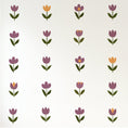 Load image into Gallery viewer, Premium Fabric Nursery Wall Stickers - Retro Flowers - RoseRowanDesign -