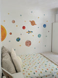 Load image into Gallery viewer, Premium Fabric Nursery Wall Stickers - Solar System - RoseRowanDesign -