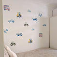 Load image into Gallery viewer, Premium Fabric Nursery Wall Stickers - Transport Vehicles - RoseRowanDesign -