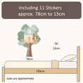Load image into Gallery viewer, Premium Fabric Nursery Wall Stickers - Whimsical Tree House - RoseRowanDesign -