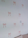 Load and play video in Gallery viewer, Premium Fabric Nursery Wall Stickers - Pink Bows