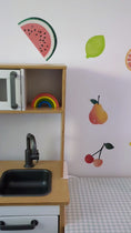 Load and play video in Gallery viewer, Premium Fabric Nursery Wall Stickers - Fruit