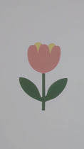 Load and play video in Gallery viewer, Premium Fabric Nursery Wall Stickers - Tulips Flowers