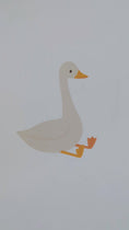 Load and play video in Gallery viewer, Premium Fabric Nursery Wall Stickers - Goose