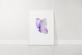 Load image into Gallery viewer, Purple Butterfly Nursery Wall Art | Set of 3 | Girly Bedroom Decor for Baby Girls' Room - RoseRowanDesign -