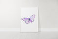 Load image into Gallery viewer, Purple Butterfly Nursery Wall Art | Set of 3 | Girly Bedroom Decor for Baby Girls' Room - RoseRowanDesign -