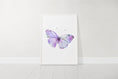 Load image into Gallery viewer, Purple Butterfly Nursery Wall Art | Set of 3 | Girly Bedroom Decor for Baby Girls' Room - RoseRowanDesign -