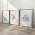Load image into Gallery viewer, Pastel Dragon Nursery Prints | Set of 3, photo 1