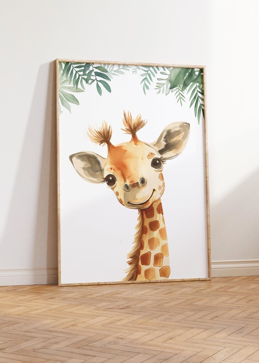 Safari Animal Nursery Prints | Set of 3 | Jungle Wall Art for Babies' Bedroom - RoseRowanDesign -
