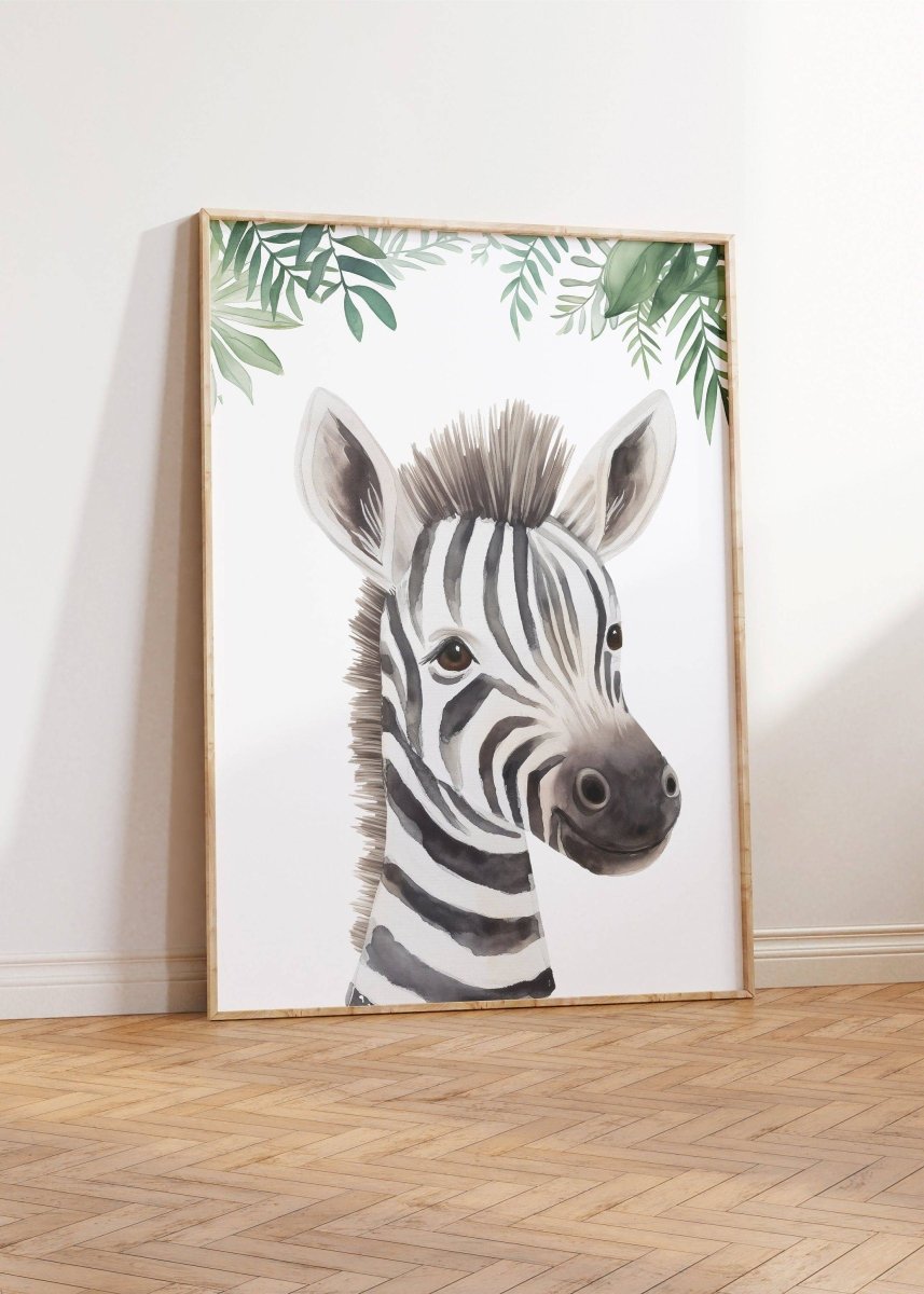 Safari Animal Nursery Prints | Set of 3 | Jungle Wall Art for Babies' Bedroom - RoseRowanDesign -