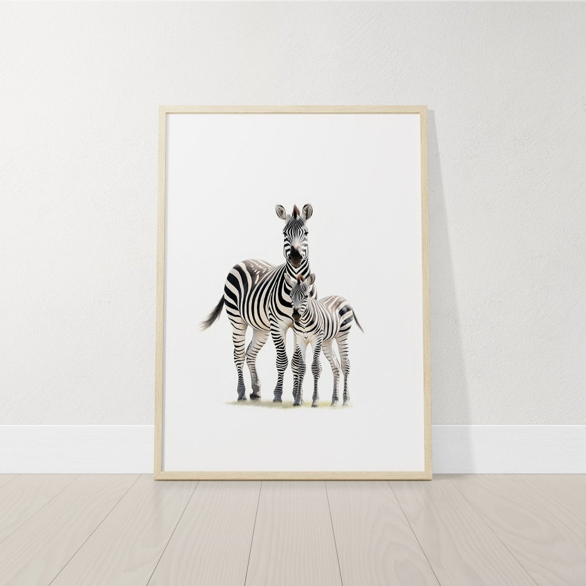 Safari Animal Nursery Prints | Set of 3 | Neutral Wall Art for Baby's Room - RoseRowanDesign -