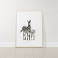 Load image into Gallery viewer, Safari Animal Nursery Prints | Set of 3 | Neutral Wall Art for Baby's Room - RoseRowanDesign -