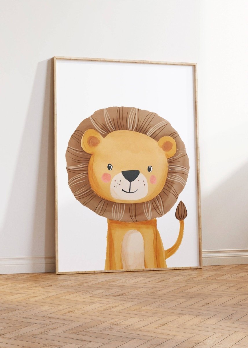 Safari Animal Nursery Prints | Set of 6 | Gender - Neutral Jungle Wall Art for Baby’s Room - RoseRowanDesign -