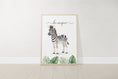 Load image into Gallery viewer, Safari Animal Nursery Prints | Set of 6 | Jungle Wall Art for Baby's Room - RoseRowanDesign -