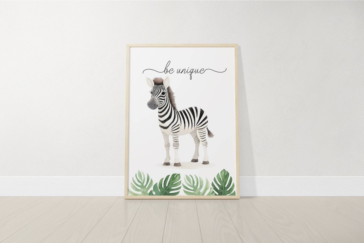 Safari Animal Nursery Prints | Set of 6 | Jungle Wall Art for Baby's Room - RoseRowanDesign -