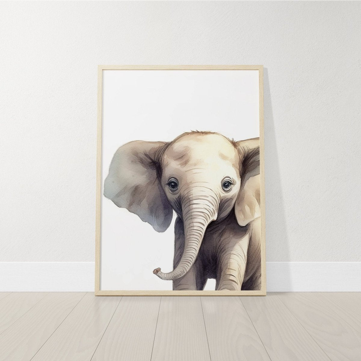 Safari Animal Nursery Prints | Set of 6 | Neutral Wall Art for Baby's Room - RoseRowanDesign -