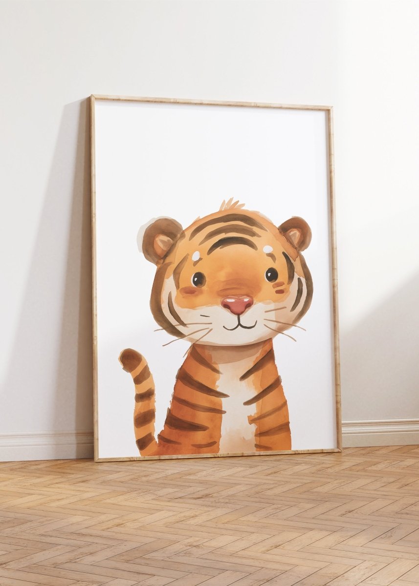 Safari Animal Nursery Wall Art | Set of 3 | Gender Neutral Jungle Playroom Decor - RoseRowanDesign -