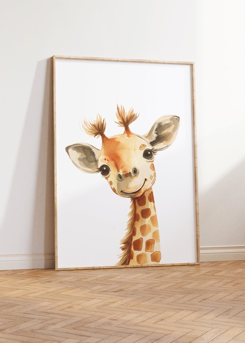 Safari Animal Nursery Wall Art | Set of 3 | Gender Neutral Jungle Playroom Decor - RoseRowanDesign -