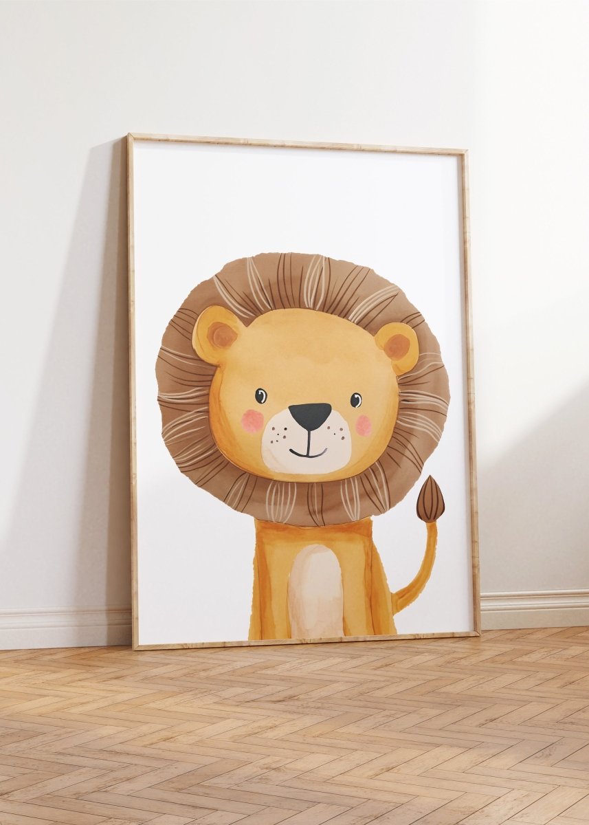 Safari Animal Nursery Wall Art | Set of 3 | Gender Neutral Jungle Playroom Decor - RoseRowanDesign -