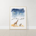 Load image into Gallery viewer, Safari Animal Star Nursery Prints | Set of 3 | Gender Neutral Wall Art for Baby's Room - RoseRowanDesign -
