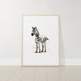 Load image into Gallery viewer, Safari Animal Wall Art Prints | Set of 3 | Neutral Safari Theme Nursery Decor - RoseRowanDesign -