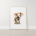 Load image into Gallery viewer, Safari Animal Wall Art Prints | Set of 3 | Neutral Safari Theme Nursery Decor - RoseRowanDesign -