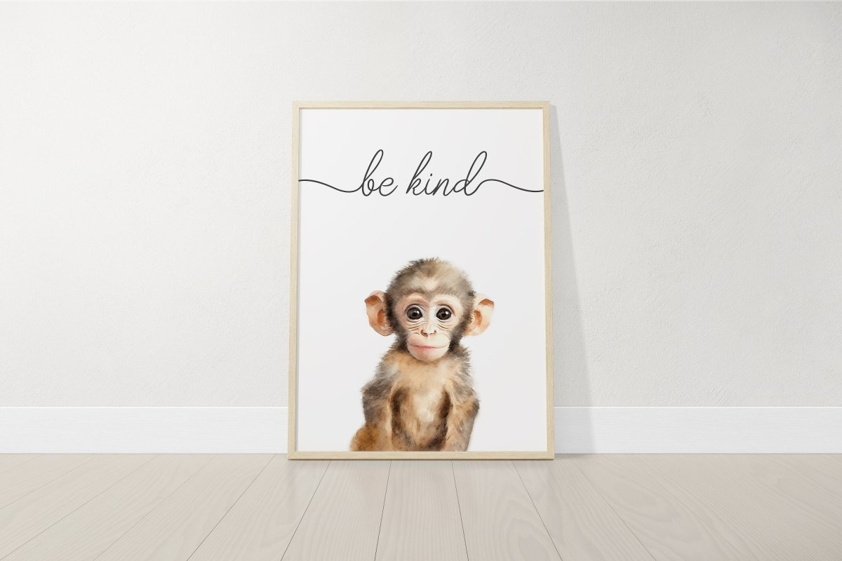 Safari Animal Wall Art Prints | Set of 3 | Quotes for Baby Room - RoseRowanDesign -