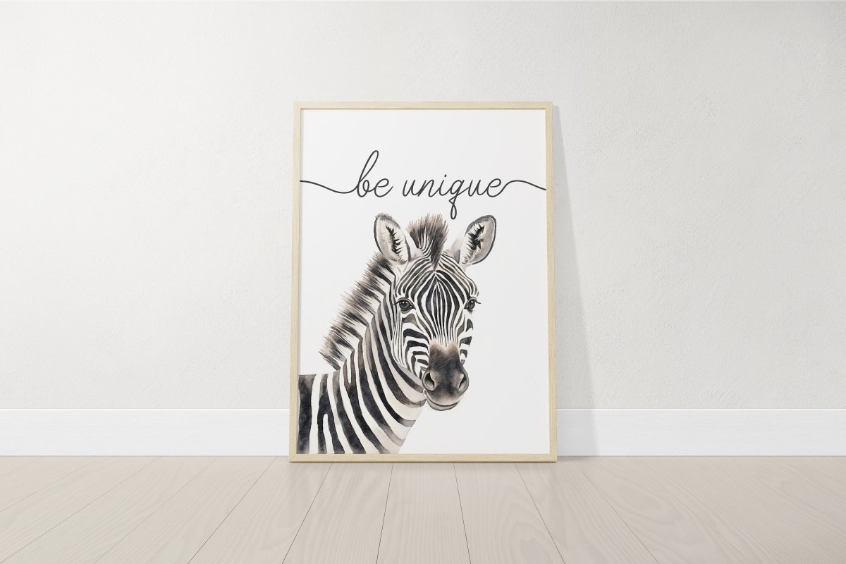 Safari Animal Wall Art Prints | Set of 3 | Quotes for Baby Room - RoseRowanDesign -