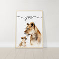 Load image into Gallery viewer, Safari Animal Wall Art Prints | Set of 3 | "You Are So Loved" Nursery Decor - RoseRowanDesign -