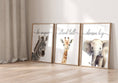 Load image into Gallery viewer, Safari Animal Watercolour Nursery Prints | Set of 6 | Neutral Wall Art for Baby's Room - RoseRowanDesign -