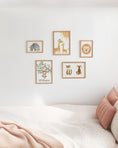 Load image into Gallery viewer, Scandi Safari Nursery Gallery Wall Art – Jungle Animal Prints - RoseRowanDesign - Wall Art