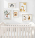 Load image into Gallery viewer, Scandi Safari Nursery Gallery Wall Art – Jungle Animal Prints - RoseRowanDesign - Wall Art