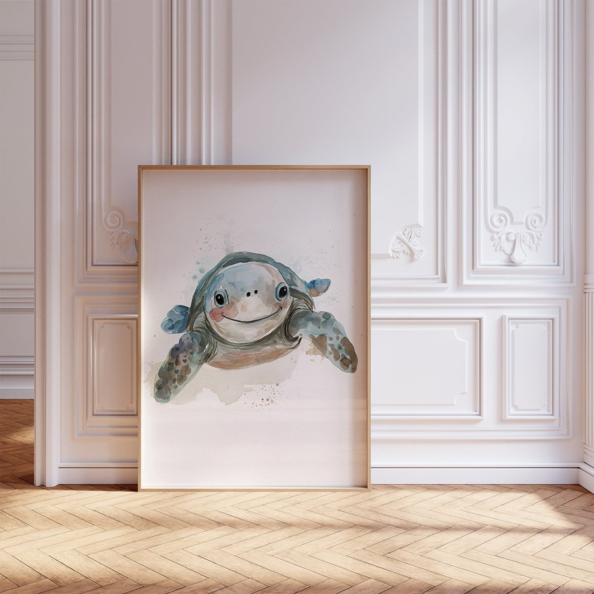 Sea Life Nursery Prints | Set of 6 | Ocean Theme Wall Art for Baby's Room - RoseRowanDesign -