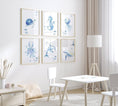 Load image into Gallery viewer, Sea Life Nursery Prints | Set of 6 | Ocean Theme Wall Art for Baby's Room - RoseRowanDesign -