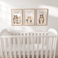 Load image into Gallery viewer, Set of 3 Bear Family Prints – 'First We Had Each Other' Wall Art for Nursery or Playroom - RoseRowanDesign -