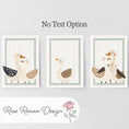 Load image into Gallery viewer, Set of 3 Goose Family Prints – 'First We Had Each Other' Neutral Wall Art for Nursery & Playroom - RoseRowanDesign -