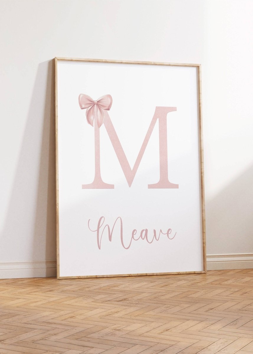 Set of 3 Personalised Girls Ballet Nursery Prints, Customised Name, Gift for little Girls Bedroom, Playroom or Nursery, Pink Dance Decor - RoseRowanDesign -
