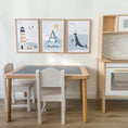 Load image into Gallery viewer, Set of 3 Personalised Sea Life Nursery Prints – Custom Name Ocean & Nautical Wall Ar - RoseRowanDesign -