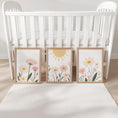 Load image into Gallery viewer, Set of 3 Personalised Wildflower Prints – Floral Name Wall Art for Girls Nursery & Boho Bedroom Decor - RoseRowanDesign -