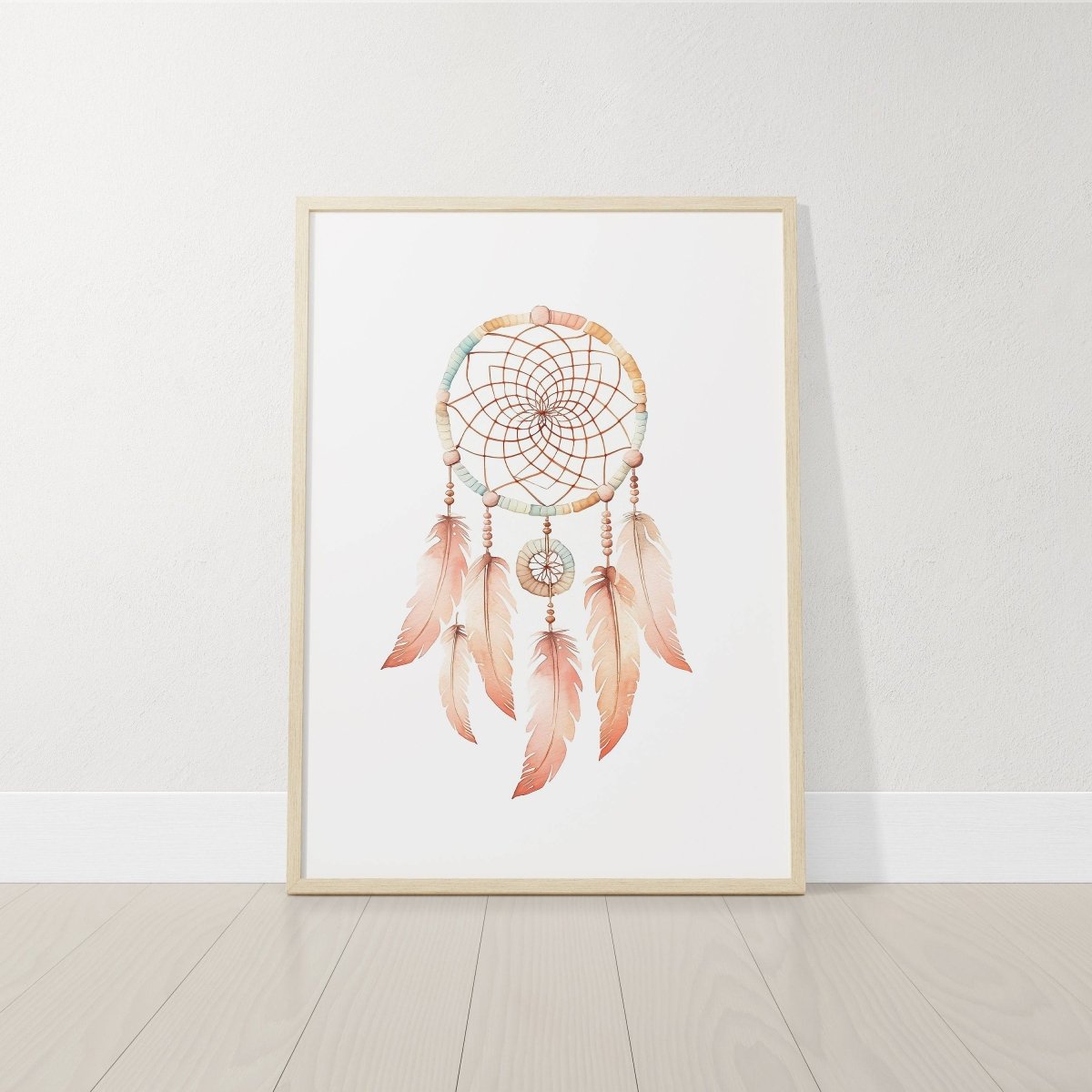 Set of 3 Pink Boho Unicorn Nursery Prints | Dream Catcher Wall Art - RoseRowanDesign -